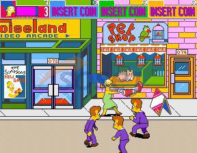 Screenshot The Simpsons Arcade Game  