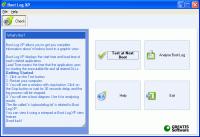 Screenshot programu BootLog XP 2.5 