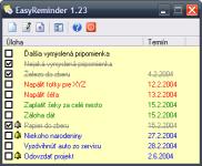Screenshot programu EasyReminder 1.2.3.37 