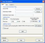 Screenshot programu Fast File Splitter 3.1 