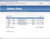Screenshot programu PHP address book 8.1.8 