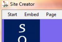 Screenshot programu Site Creator 1.7 