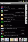 Screenshot programu Total Commander for Android 1.03 